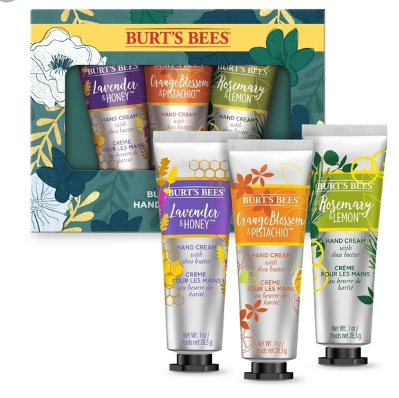 BURT'S BEES Hands Cream Trio NEW